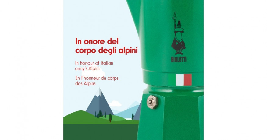 Bialetti Bialetti Break Alpina, Espressomaschine grun, 3 Tassen  grun Bialetti Break Alpina, кофемашина для эспрессо, зеленый, 3 чашки