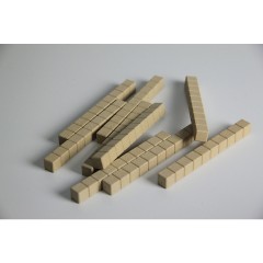 Wissner aktiv lernen Dienes Zehnerstabe naturfarben (10 Stuck) Десятки Диены натуральный цвет (10шт)