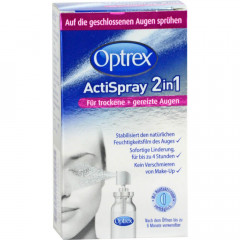 Optrex ActiSpray 2in1 f.trockene+gereizte Augen  ActiSpray 2in1 для сухих + раздраженных глаз