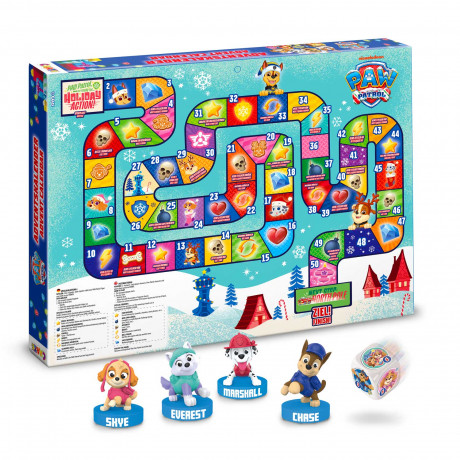 CRAZE PAW Patrol Adventskalender, CRAZE детский игровой адвент-календарь с фигурками, браслетами и слаймом, 24 сюрприза