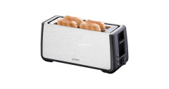 Cloer Cloer King-Size-Toaster 3579 edelstahl/schwarz, 1.800 Watt, fur 4 XXL-Toastscheiben  edelstahl/schwarz Тостер Cloer king-size 3579, нержавеющая сталь/черный, 1800 Вт, на 4 тоста размера XXL
