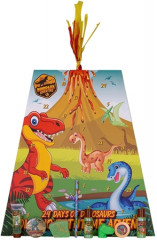 Accentra DINOPARK ADVENTURE Adventskalender 2026, Accentra DINOPARK ADVENTURE детский косметический адвент-календарь 2026 с товарами для ванны и аксессуарами, 24 подарка