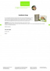 Kraueterhaus Sanct Bernhardt Gardeners Soap, 100 г