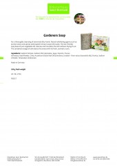 Kraueterhaus Sanct Bernhardt Gardeners Soap, 100 г