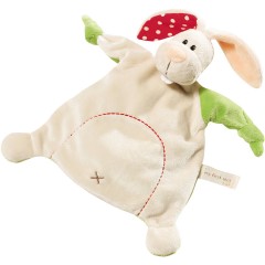 NICI Schmusetuch Hase 25x25cm fur Babys (39679) Подшлемник кролик 25х25см для младенцев (39679)