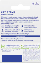 Labello Med Repair LSF 15, Бальзам для сухих губ с пантенолом и глицерином для увлажнения и комфорта, SPF 15, 4,8 г