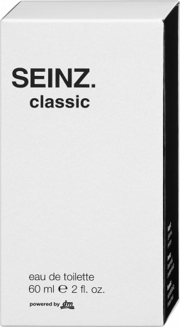 SEINZ. Classic Eau de Toilette, 60 ml, Мужская туалетная вода Classic с лимоном, мятой и древесными нотами, 60 мл