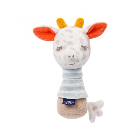 Fehn Stabrassel Giraffe Жираф-погремушка