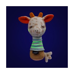 Fehn Stabrassel Giraffe Жираф-погремушка