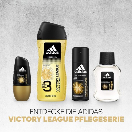 adidas Victory League Deo spray Адидас Дезодорант cпрей для тела  48 часов мужской, 150 мл, 5 штук