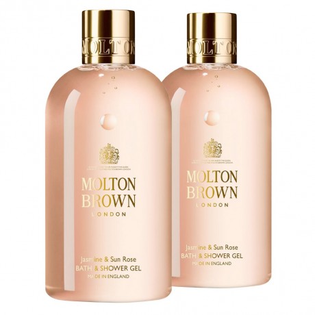 Molton Brown Jasmine & Sun Rose Bath & Shower Gel Doppelpack (2er Set) Набор из двух гелей для ванн и душа Jasmine & Sun Rose (набор из 2 шт.)