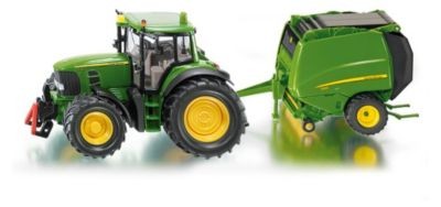 SIKU SIKU 1665 John Deere Traktor mit Ballenpresse Трактор SIKU 1665 John Deere с пресс-подборщиком