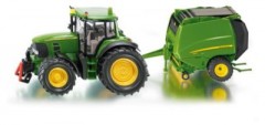 SIKU SIKU 1665 John Deere Traktor mit Ballenpresse Трактор SIKU 1665 John Deere с пресс-подборщиком