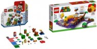 LEGO Super Mario 2er Set: 71360 Abenteuer mit Mario - Starterset + 71383 Wigglers Giftsumpf - Erweiterungsset Super Mario Set of 2: 71360 Adventures with Mario Starter Set + 71383 Дополнительный набор Wiggler's Toxic Swamp