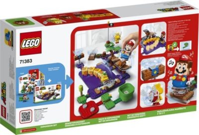 LEGO Super Mario 2er Set: 71360 Abenteuer mit Mario - Starterset + 71383 Wigglers Giftsumpf - Erweiterungsset Super Mario Set of 2: 71360 Adventures with Mario Starter Set + 71383 Дополнительный набор Wiggler's Toxic Swamp