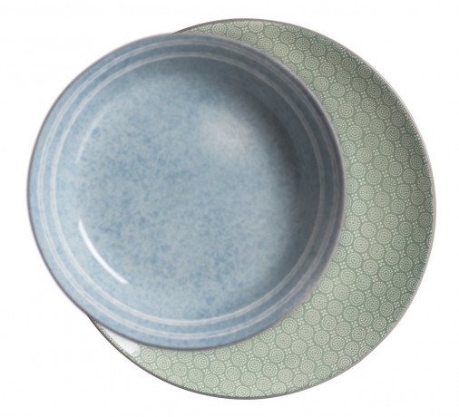 Ritzenhoff & Breker Ritzenhoff & Breker Porzellan-Set 30tlg. WEEKEND grun-blau Фарфоровый сервиз Ritzenhoff &amp; Breker, 30 предметов. ВЫХОДНЫЕ