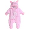 La Bortini Baby Overall Wagenanzug mit Kapuze Outdoor-Overalls fur Madchen Детский комбинезон для детской коляски с капюшоном уличный комбинезон для девочек