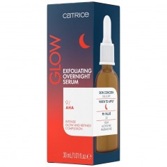 Catrice Glow Exfoliating Overnight Serum  Сияющая отшелушивающая ночная сыворотка