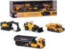 Majorette Volvo Geschenkset Baufahrzeuge Подарочный набор Volvo для строительных машин