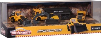 Majorette Volvo Geschenkset Baufahrzeuge Подарочный набор Volvo для строительных машин