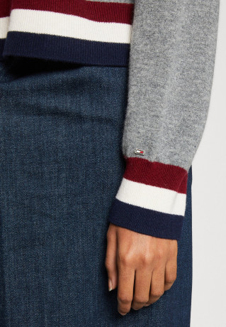 Tommy Hilfiger MOCK Jumper medium heather grey МАК джемперы средний вересковый серый