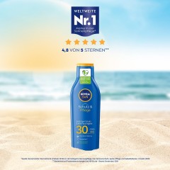 Nivea Sun Schutz &amp; Pflege Sonnenmilch  Солнцезащитное молочко для защиты и ухода