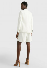 Tommy Hilfiger ELEVATED SINGLE BREASTED  Blazer ecru ПОВЫШЕННЫЙ ОДНОБОРТНЫЙ Пиджак экрю