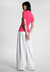 Tommy Hilfiger SLIM 5X2  Polo shirt bright cerise pink SLIM 5X2 Рубашка поло ярко-вишнево-розовый