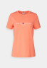 Tommy Hilfiger REGULAR TEE  Print T-shirt coral blossom REGULAR TEE Футболка с принтом коралловый цвет