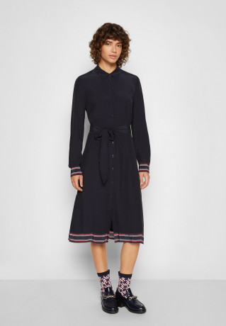 Tommy Hilfiger VIS MONOGRAM SHIRT DRS DETAIL LS Day dress desert sky РУБАШКА С МОНОГРАММОЙ VIS DRS DETAIL LS Повседневное платье небо пустыни