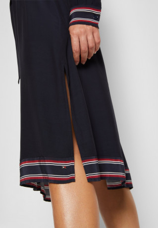 Tommy Hilfiger VIS MONOGRAM SHIRT DRS DETAIL LS Day dress desert sky РУБАШКА С МОНОГРАММОЙ VIS DRS DETAIL LS Повседневное платье небо пустыни