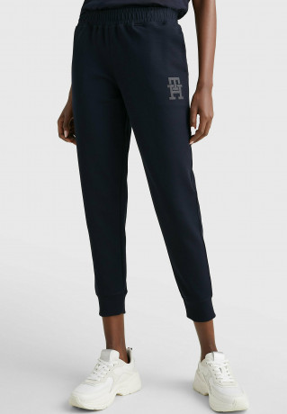 Tommy Hilfiger SPORT MONOGRAM CUFFED  Tracksuit bottoms desert sky SPORT MONOGRAM CUFFED Спортивные брюки небо пустыни