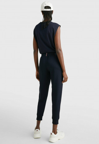 Tommy Hilfiger SPORT MONOGRAM CUFFED  Tracksuit bottoms desert sky SPORT MONOGRAM CUFFED Спортивные брюки небо пустыни