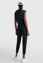 Tommy Hilfiger SPORT MONOGRAM CUFFED  Tracksuit bottoms desert sky SPORT MONOGRAM CUFFED Спортивные брюки небо пустыни