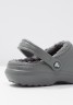 Crocs CLASSIC LINED UNISEX Hausschuh slate grey/smoke CLASSIC LINED UNISEX Тапочки сланцево-серый/дымчатый