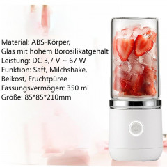 Sarfly Sarfly Smoothie-Maker Tragbarer Mixer 350ml, USB Mini Mixer Blender Rosa Портативный блендер Sarfly Smoothie Maker, 350 мл, мини-миксер USB-блендер