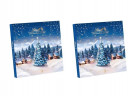 Lindt Mini-Tisch-Kalender Weihnachtszauber 115g х 2stk, Линдт Адвент-каленадрь 2025, 24 сладких сюрприза, 19см х 19см, 115 г x 2 шт