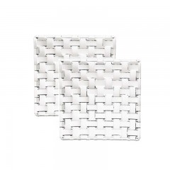 Nachtmann Nachtmann Bossa Nova Platte quadratisch Glas Set 2-tlg. Nachtmann Bossa Nova Блюдо квадратное, стеклянный набор, 2 предм.