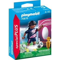 PLAYMOBIL PLAYMOBIL 70875 Fussballerin mit Torwand Футболист PLAYMOBIL 70875 со стенкой ворот