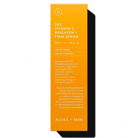 Allies of Skin 20% Vitamin C Brighten + Firm Serum 20% витамин С осветляет + укрепляющая сыворотка