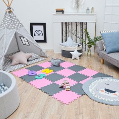 LittleTom Puzzlematte Uni Pink Grau 20 Teile Коврик-пазл Uni Pink Grey 20 штук