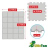 LittleTom Puzzlematte Uni Pink Grau 20 Teile Коврик-пазл Uni Pink Grey 20 штук