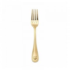 Rosenthal meets Versace Rosenthal Versace Medusa Besteck 14 gramm vergoldet - Feingold 999 Dessertgabel 18 cm Столовые приборы Rosenthal Versace Medusa 14 грамм с позолотой - десертная вилка из чистого золота 999 пробы 18 см