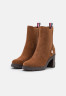 Tommy Hilfiger OUTDOOR BOOT High heeled ankle boots natural cognac OUTDOOR BOOT Ботильоны на высоком каблуке натуральный коньяк