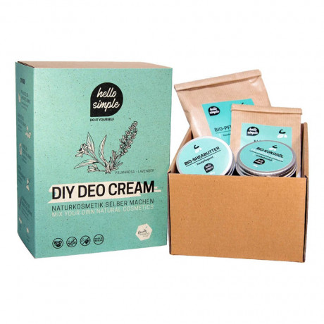 Hello Simple DIY Set Deocreme Palmarosa-Lavendel Набор своими руками крем-дезодорант пальмароза лаванда