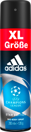 adidas men Дезодорант-спрей Champions League Special Edition, 200 мл