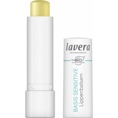 LAVERA Basis Sensitive Lippenbalsam, 4,5 g, Лавера Бальзам для губ Базис Сенситив, био-жожоба и миндаль, увлажнение, 4,5 г