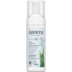 LAVERA basis sensitiv Reinigungsschaum, 150 ml, Лавера Пенка для умывания для чувствительной кожи, био-алоэ вера и био-миндальное масло, 150 мл