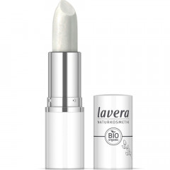 LAVERA Candy Quartz Lipstick White Aura 02, 1 St, Лавера Помада с лёгким сияющим покрытием и стойкостью до 6 часов, оттенок White Aura 02, био-масло ши и био-масло какао, 1 шт.