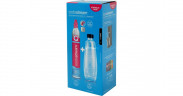 SodaStream SodaStream Quick Connect CO?-Reservezylinder +1 Glaskaraffe, fur Wassersprudler pink, mit Quick-Connect Verschluss pink Резервный баллон для CO? SodaStream Quick Connect + 1 стеклянный графин, для приготовления газированной воды, розовый, с за